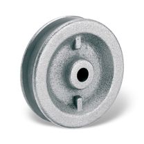 Rope pulleys, steel/cast iron, plain bearing
