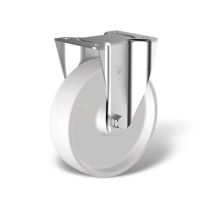Fixed castors with wheel type KN