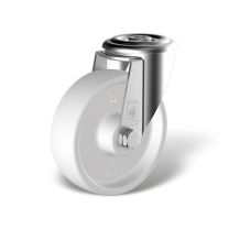 Container swivel castorswith bolt hole, wheel type PP