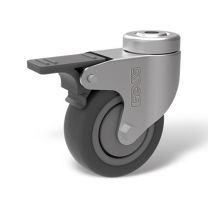 Institutional swivel castors with bolt hole back stop (FSTF) type ATP LAR