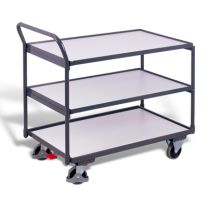 ESD Tischwagen mit 3 Ladeflächen