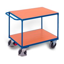 Heavy-duty table trolley with 2 load surfaces