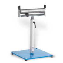 Material support stand with support roller