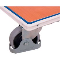 Protective strip made of plastic profile