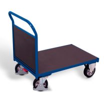 Single-end trolley with screen printing plate with EasyStop