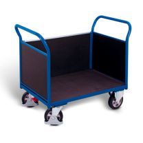 Three-sided trolley with screen printing plate with EasySTOP