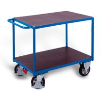 Heavy-duty table trolley with 2 load surfaces