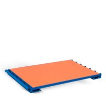 Sheet-material stand (without tubular support)