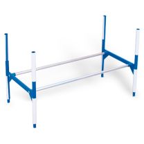 Plastic clips for shelf for tyre rack and tyre trolley