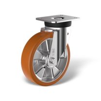 Swivel castor with wheel type PE