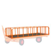 Industrial trailers 4 tubular-steel waills for industrall trailer