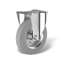 Fixed castors with wheel type WB