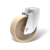 Swivel castor with bolt hole, wheel type KNGF