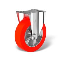 Fixed castors with wheel type TE