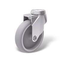 Swivel castor with bolt hole, wheel type ATP