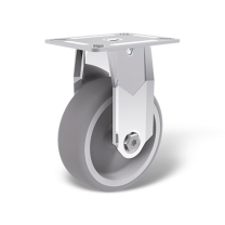 Stainless steel fixed castors, wheel type ATP