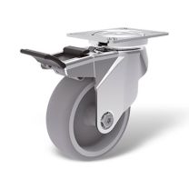 Swivel castor back stop (FSTF) wheel type ATP