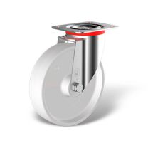 Swivel castor with wheel type KN