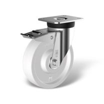 Heavy load Swivel castor back stop (FSTF) with wheel type KS