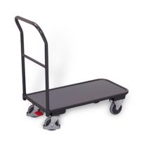 Schiebebügelwagen, leichte Ausführung, RAL 7016