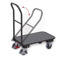 Folding bracket trolley, RAL 7016
