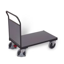  Front wall trolley with wood, RAL 7016