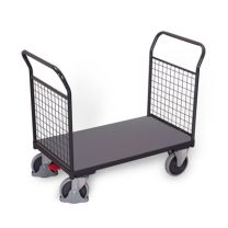  Double end wall trolley with wire, RAL 7016