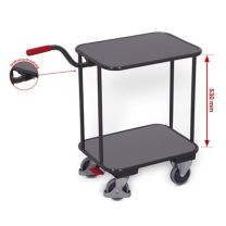 VARIOfit® Griffroller mit 2 Ladeflächen, RAL 7016