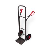 VARIOfit tubular steel trolley, high, RAL 7016