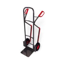 VARIOfit tubular steel truck, puncture-proof, RAL 7016