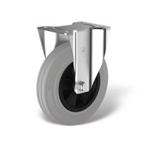 Fixed castors with wheel type WK
