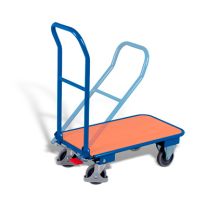 Folding pushbar trolley