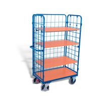 Shelf trolley - high, 3 walls and 4 loading boards