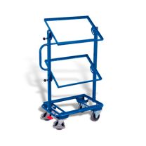 VARIOfit® Beistellwagen, neigbar, RAL 5010