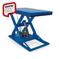 Scissors-type lifting table, heavy-duty version, load capacity up to 4000 kg