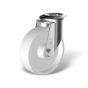 Swivel castor with bolt hole, wheel type KN