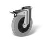 Swivel castor with bolt hole back stop (FSTF) wheel type WK