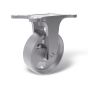 Fixed castors malleable cast iron - type GGB