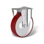 Fixed castors with wheel type DS