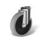 Swivel castor with bolt hole, wheel type WN