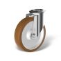 Swivel castor with bolt hole, wheel type PK