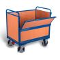 Box trolley with board panels