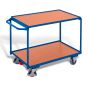 Table trolley with 2 load surfaces