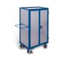 Shelf trolley - welded with t-handle lock