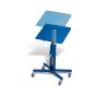 Material stand with hand crank