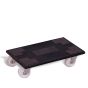Dolly with plastic swivel castors
