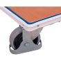 Protective strip made of plastic profile