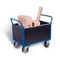 Four-sided trolley with screen printing plate