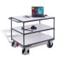 ESD heavy-duty table trolley with 3 load surfaces