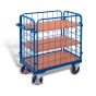 Shelf trolley, low with load capacity